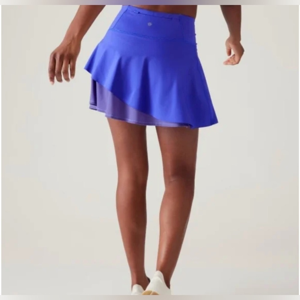 NWT Athleta Ace Mesh Lazurite Blue Skort Size 1X - Picture 2 of 7